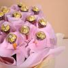 Floweraura Fresh Chocolate Bouquet of 12 Choco Balls In Designer Paper Packing For Birthday & Anniversary Gift,Mother's Day Gift,Valentine's Gift & For Parties & Occasions (Same Day Delivery),500 G view 2