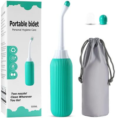 EKANTIK Plastic Retractable Handheld Water Spray Bidet Easy-to-use Portable Bidet with Angled Nozzle Spray Easy to Use With Travel Bag