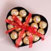 Floweraura Fresh Chocolate Bouquet of 16 Choco Balls In Designer Heart Box For Birthday & Anniversary Gift, Mother's Day Gift, Valentine's Gift & Gift For Parties & Occasions (Same Day Delivery),500 G view 2