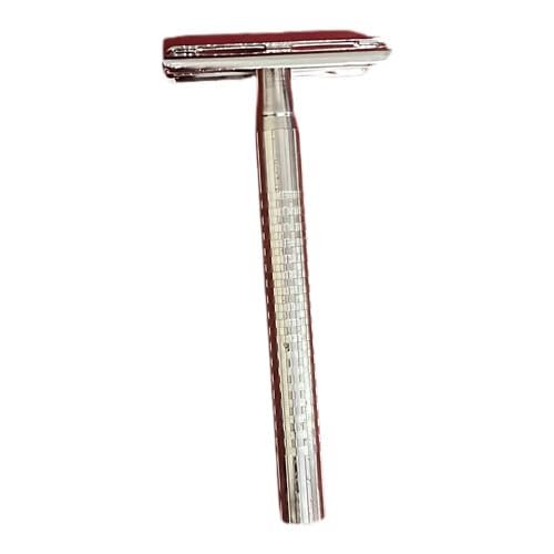Classic razor for men Double Edge Safety Razor, Classic Chrome-Plated Metal, Traditional Wet Shaving