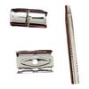 Classic razor for men Double Edge Safety Razor, Classic Chrome-Plated Metal, Traditional Wet Shaving view 3