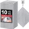 Mr. Clean Pack of 10 Steel Scrubber for Kitchen - Heavy-Duty Stainless Steel Wool Scrubber Pads for Dishes, Pans, Sinks & Counters - Rust-Resistant, Machine Washable - Multipurpose Cleaning Pads view 1