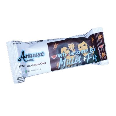 Amuse Wholesome Nutrition Bar In The Flavour Of Cocoa Oats|45Grms