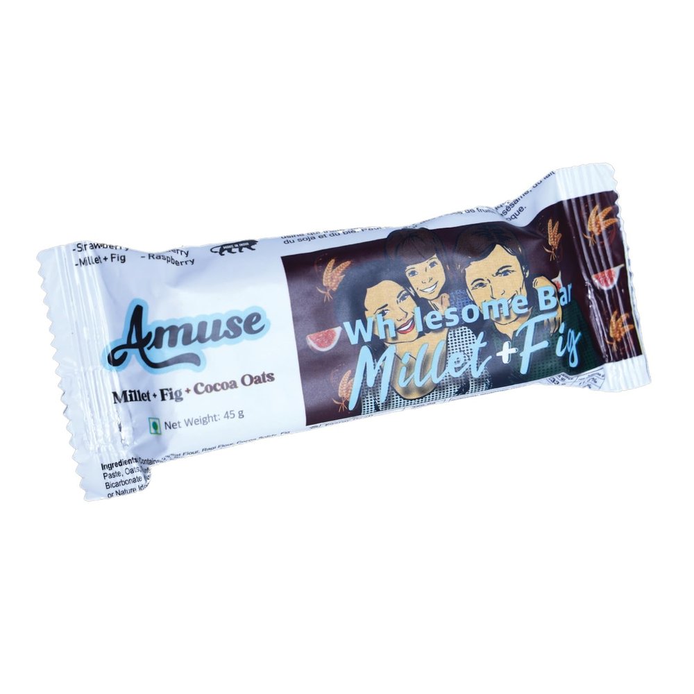 Amuse Wholesome Nutrition Bar In The Flavour Of Cocoa Oats|45Grms