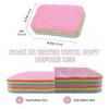 Apidian Rainbow Dish Cleaning Sponge Rainbow Rag, Reusable Double Sided Dish Sponge 12-Layer Microfiber Cloth Scrub Sinks,Pots, Pans for Car, Glass, Furniture Kitchen Scrubber for Dish,Tiles (1) view 2