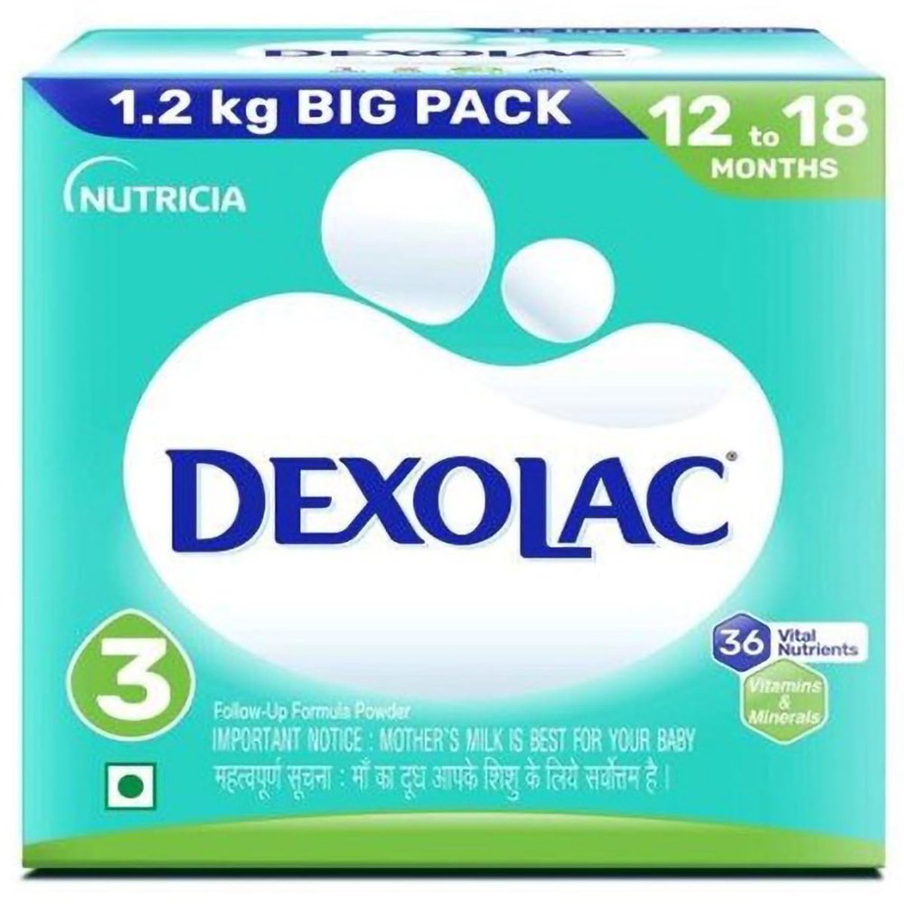 Dexolac Follow-Up Formula Stage 3 Powder, 1.2 kg (3x400 g)