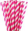 ASTRELLA Straight Drinking Disposable Paper Straw (Pink, Pack of 50) view 1