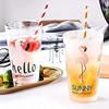 ASTRELLA Straight Drinking Disposable Paper Straw (Pink, Pack of 50) view 2