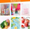 ASTRELLA Straight Drinking Disposable Paper Straw (Pink, Pack of 50) view 3