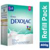 Dexolac Infant Formula Stage 1 Up to 6 Months, 400 g Refill Pack view 2