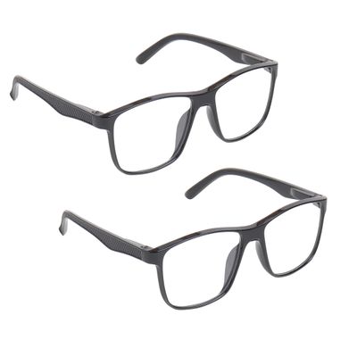 CRIBA Imported Pack of 2 Spring Reading Glasses+1.00+1.25+1.50+1.75 +2.00+2.25 +2.50+2.75+3.00 Single Vision Power Eyeglass-H (+2.00)