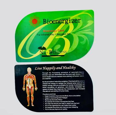 Bio Energy Nano Card, Anti Radiation card, Health Card, Negative Ion Far Infrared, Wellness Energy Card, Heals Blood Circulation Issues (2)