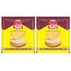 Agrawal's 420 Chatpata Chana Lahsun Papad (Buy One Get One) | 100% Vegetarian, No Artificial Colors | Crispy & Crunchy Side for Meals & Snacks | Pack of 2, 400g (200g each pack) view 1