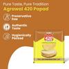 Agrawal's 420 Gold Punjabi Masala Papad | 100% Vegetarian, No Artificial Colors | Crispy & Crunchy for Meals & Snacks | Pack of 2, 800g (400g each pack) view 4