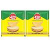Agrawal's 420 Special Moong Sada papad | 100% Vegetarian, No Artificial Colors | Crispy & Crunchy for Meals & Snacks | Pack of 2, 800g (400g each pack) view 1