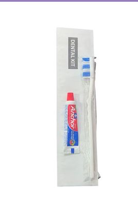 Avs Balaji Hotel Accessories Dental Kit, 1 Toothbrush & 1 Toothpaste Pack Of 100 Sets Disposable Travel | Individually Wrapped| Vacation Rental |Guest House