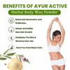 Ayur Active Painless Herbal Wax Powder for Hair Removal for women | NEEM & ALOE VERA EXTRACT view 4