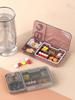 Blink Basket Pill Cutter, Pill Crusher, Pill Splitter, 3 in 1 Multi-Functional Pill Cutter, Portable Travel Small Pill Box Case Holder, Purse Medicine Container for Cutting Vitamins Tablets |Pack of 2 view 2
