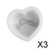 LOOM TREE 3xHeart Shaped Soap Die Resin Casting for Candy Homemade Soap Polymer Clay Proposal | Multi-Purpose Craft Supplies | Crafting Pieces | Resin Craft Molds & Supplies view 2
