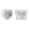 LOOM TREE 3xHeart Shaped Soap Die Resin Casting for Candy Homemade Soap Polymer Clay Proposal | Multi-Purpose Craft Supplies | Crafting Pieces | Resin Craft Molds & Supplies view 4