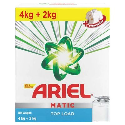 Ariel Matic Top Load Detergent Powder - 6 Kg
