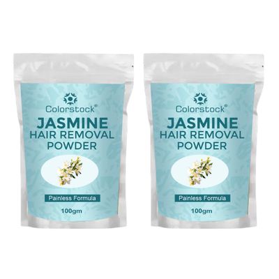 COLORSTOCK Jasmine Herbal Waxing Powder | Wax | Instant Hair Removal | Women | Zero Pain | No Side Effects | All Types Skin | Hand | Leg | Underarm | Private Part | Herbal - 100 Gram (2)
