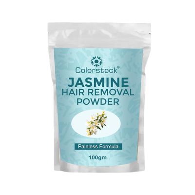 COLORSTOCK Jasmine Herbal Waxing Powder | Wax | Instant Hair Removal | Women | Zero Pain | No Side Effects | All Types Skin | Hand | Leg | Underarm | Private Part | Herbal - 100 Gram (1)