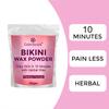 COLORSTOCK Bikini Wax Powder 10 Minutes Herbal Hair Removal Wax Easy to use at home, No chemicals - No Irritation, No Skin rashes for Women and Girls 100g Pack of (2) view 3