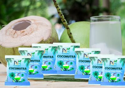Coconut Water Premix Powder Pack of 45 Sachets with Natural Electrolytes for an Instant Energy fix and easy Digestion, Nariyal Paani for Daily Hydration & Healthy Skin