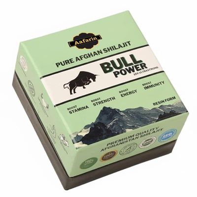AAFARIN Pure Afghan Shilajit Resin  100% Natural | Energy, Focus & Vitality Booster | Strength, Stamina & Power Support | Slow-Purified for Potency | Anti-Aging & Antioxidant-Rich Supplement