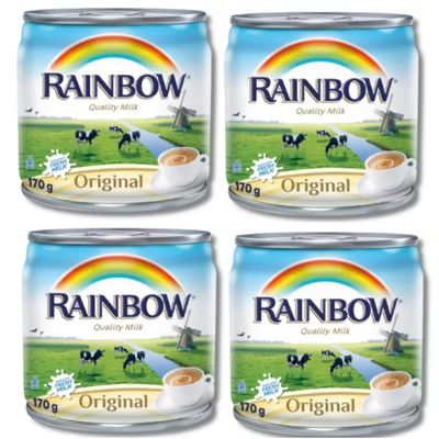Rainbow Milk Original, Pack of 4, 170g Each