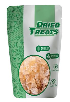 Dried Treats Gond Katira 800 Grams ( 4 X 200 Grams) | Tragacanth Gum Crystals | Kathila Gum | High Cooling Properties | 100% Natural | Badam Gond for Smoothies & Falooda Summer Drinks 800 Grams ( 4 X 200 Grams)