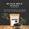 Black Rice Pasta, 200 GM | Ready In 2 Mins | Masala Pack Inside| Made with Rich Black Rice, No Maida, Not Fried | Healthy & Delicious | Quick Cooking Instant Healthy Pasta (Pack of 1) view 4