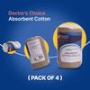 Apollo Homecare | Doctors Choice Absorbent Cotton Roll (100g Each, Pack of 4) | Soft & Hygienic Medical-Grade Cotton for First Aid, Wound Care, and Daily Use view 2