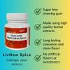 livNow Spice | Sugar Free Chewing Gum | Eight Indian Spices | Long Lasting Natural Freshness | Cinnamon Flavor | Mini-Bottle (12 units) | Pack of 2 view 2