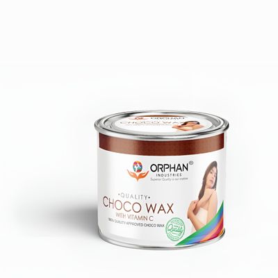 ORPHAN INDUSTRIES Choco Wax with Vitamin C Painless Wax For Removing Tan, Dead Skin From Legs, Arms, Underarms | Full Body Wax For Women, Pack of 1 (600g)