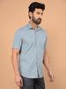 Crimsoune Club Men's Blue Vertical Stripes Shirt (M) view 3