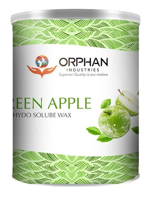 ORPHAN INDUSTRIES Unwanted Hair Removal Body Wax (800 ml, Green Apple Hydo Solub Wax)