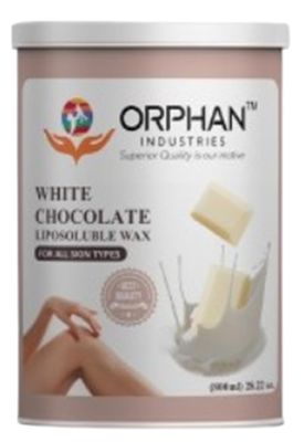 ORPHAN INDUSTRIES WHITE CHOCOLATE LIPOSOLUB WAX forUnwanted hair Removal Wax (800 ml)
