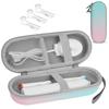 Ahamo EVA Electric Toothbrush Travel Case Blue Pink with 3 Anti-Dust Covers, Compact Portable Protective Case for Oral-B/Philips/Sonicare (Waterproof & Durable) view 1