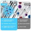 Ahamo EVA Electric Toothbrush Travel Case with 3 Dust-Proof Covers | Portable Toothbrush Holder for Travel | Waterproof & Hygienic Storage Box for Electric Toothbrush Heads (Black) view 4