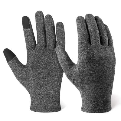 ELBME Full Compression Gloves Touch Screen Full Finger Glove Rheumatoid Arthritis Hand Support for Women Men Relief for Joint Wrist Thumb Pain