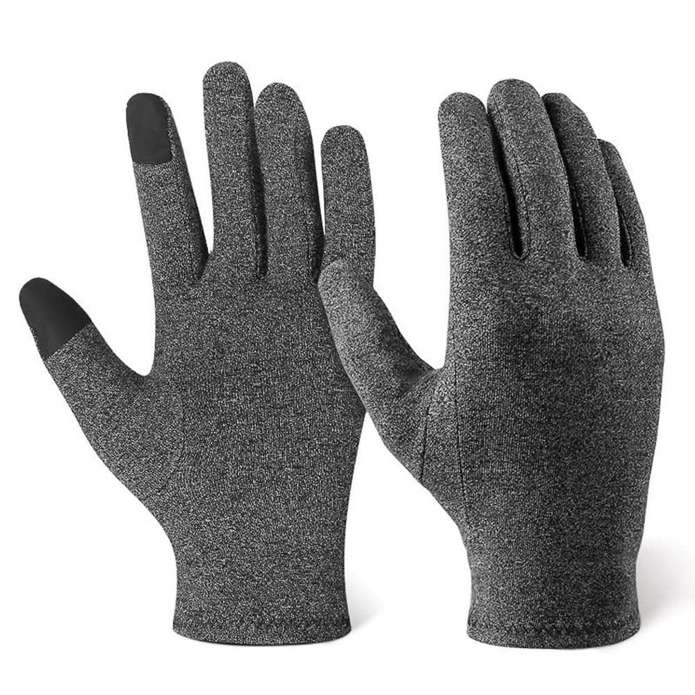 ELBME Full Compression Gloves Touch Screen Full Finger Glove Rheumatoid Arthritis Hand Support for Women Men Relief for Joint Wrist Thumb Pain