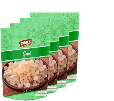Exotes Gond Katira 800 Grams ( 4 X 200 Grams) | Tragacanth Gum Crystals | Kathila Gum | High Cooling Properties | 100% Natural | Badam Gond for Smoothies & Falooda Summer Drinks 800 Grams ( 4 X 200 Grams)