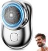 ELBME Mini Shaver, Electric Razor For Men, Shavers For Men With Powerful And Portable, Rechargeable And Long Lasting, Ultra Lightweight Design, Easy To Carry, Waterproof For Wet And Dry Use view 1