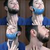 ELBME Men's Beard Shaping Tool Neckline Guide Silicone Beard Lineup Shaping Stencil Hair Lineup Neck Haircut Trimmer Tool Styling Comb Templates Trimmer Barber Supplies for Men Boy Mustache Shaper view 3