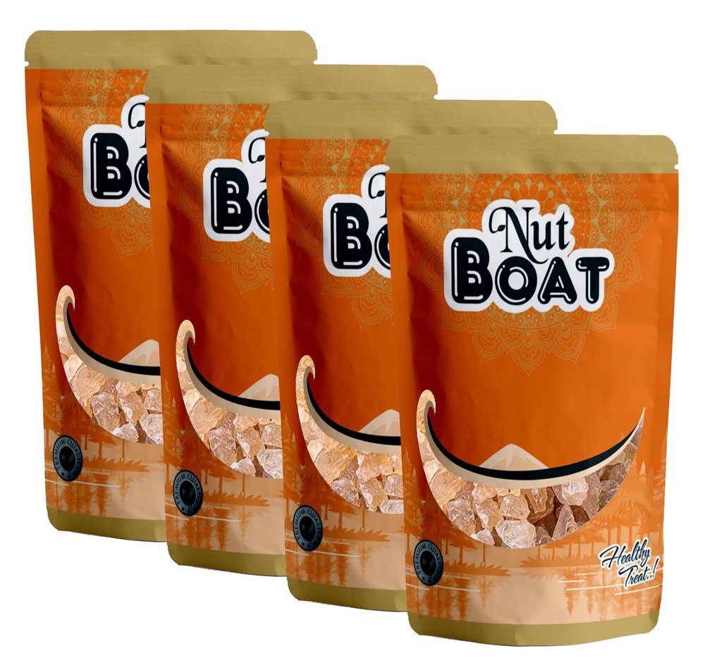 Nutboat Gond Katira 1000 Grams ( 4 X 250 Grams) | Tragacanth Gum Crystals | Kathila Gum | High Cooling Properties | 100% Natural | Badam Gond for Smoothies & Falooda Summer Drinks 1000 Grams ( 4 X 250 Grams)