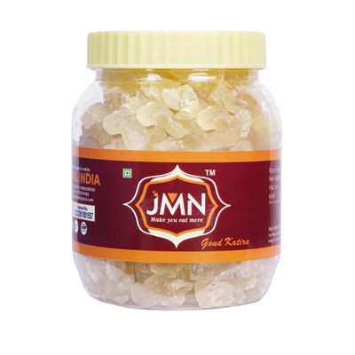 JMN Premium Gond Katira (Edible Gum) | Tragacanth Gum | High Cooling Properties Herbal Food | Almond Gum Badam Pisin, Tragacanth Gum | High Cooling Properties | Natural Superfood (300 gm, Natural)
