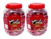 Bakemate Cola Fizzy Flavoured Hard Candy | Candy for Kids | Candy in Jar | Fizzy Combo Pack for Kids and Adults, Pack of 2 (2 X 608g) view 1