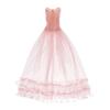 CALANDIS Lace Tulle Bridesmaid Dress Party Evening Dance Gown for 1/3 BJD Dolls Pink | Modern | Clothes & Accessories | Dolls view 1